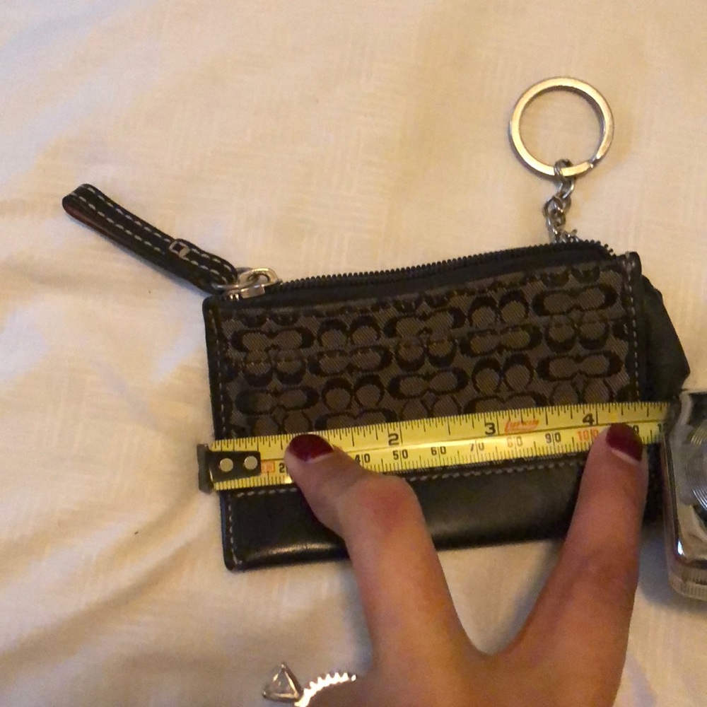 Authentic coach black card holder